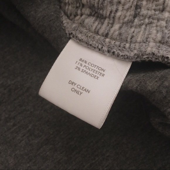 White & Warren long-sleeve heathered gray dress - Picture 14 of 15